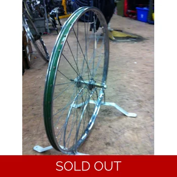 26x1 1/2x1 3/8 650B ISO 584 Rigida Superchromix Suzue Rear Threaded Wheel